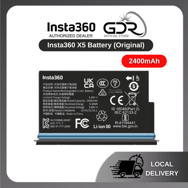 Insta360 X5 Battery - 2400mAh