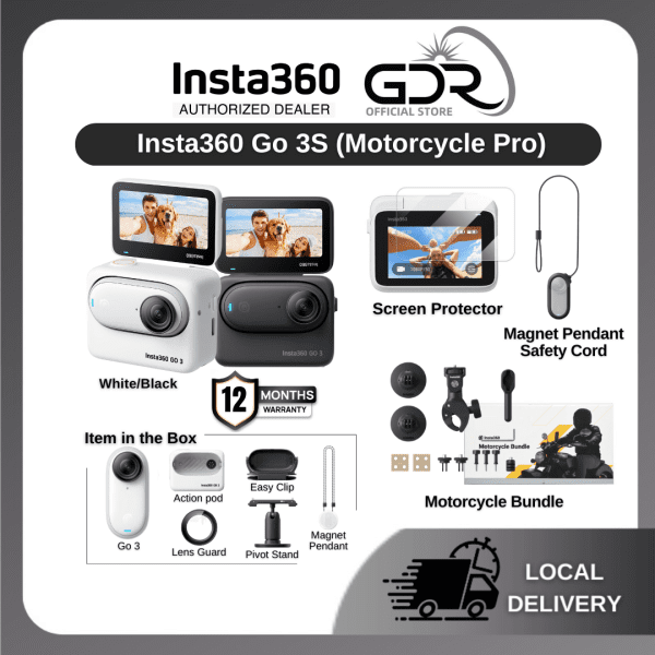 Insta360 GO 3S (128GB) - The tiny mighty 4K Sport Action Camera