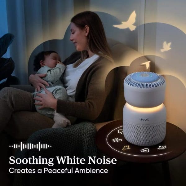 LEVOIT Sprout Air Purifier for Baby with White Noise Sound Machine and Blue-Light-Free Night Light - Image 3