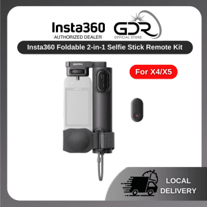 Insta360 Foldable 2-in-1 Selfie Stick Remote Kit (1/4" Mount) for Insta360 X4/X5