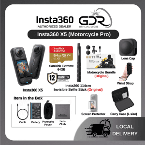 Insta360 X5 - The Ultimate 8K 360º Action Camera (Insta360 Malaysia Warranty)