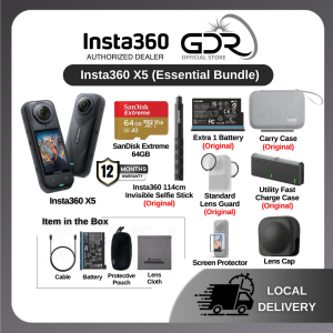Insta360 X5 - The Ultimate 8K 360º Action Camera (Insta360 Malaysia Warranty)