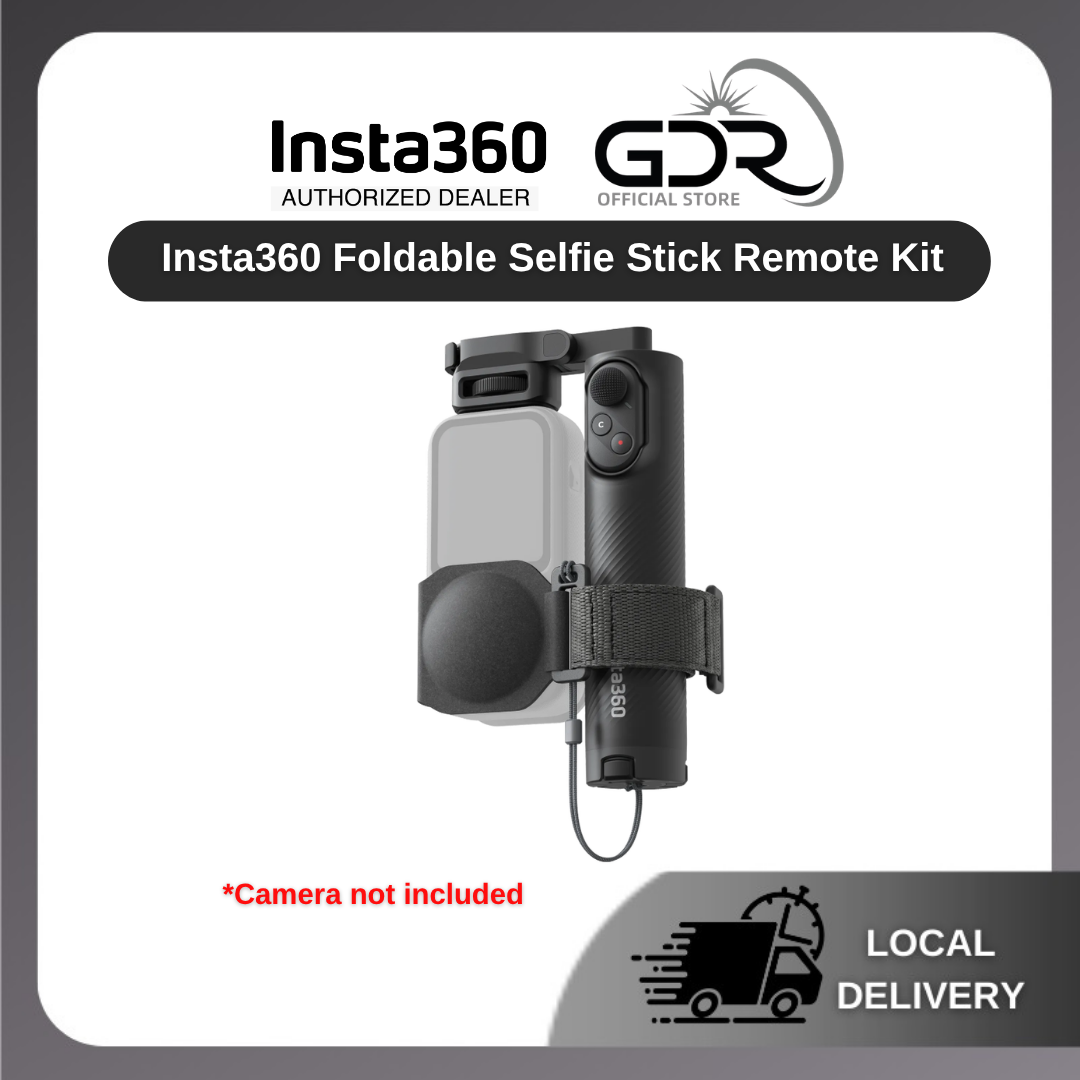 Insta360 Foldable Selfie Stick Remote Kit (1/4" Mount) for Insta360 X6/X5