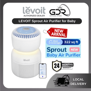 LEVOIT Sprout Air Purifier for Baby with White Noise Sound Machine and Blue-Light-Free Night Light