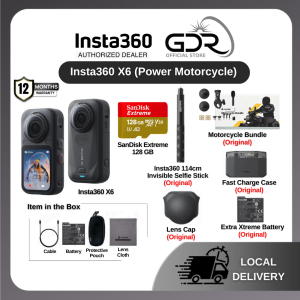 Insta360 X6 - 8K 360 Camera with 1/1.1'' Sensors Action Camera